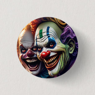  Creepy Scary Clowns Horror Collectible  3 Cm Round Badge
