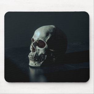 Creepy Scary Skull Mouse Pad