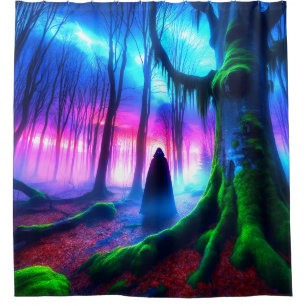 Creepy Shower Curtain