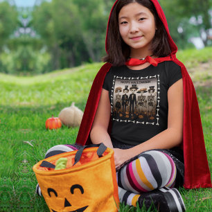 Creepy Skeleton Family Happy Halloween T-Shirt