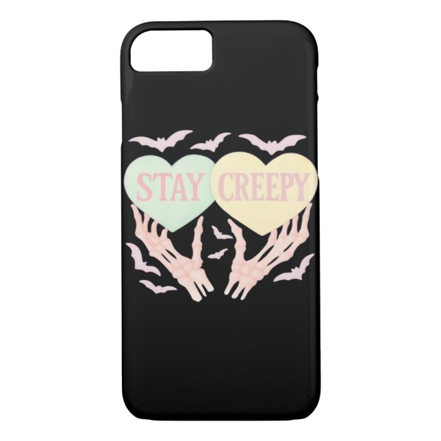 Creepy – Skeleton Hand Holding Hearts Sweet And Sp Case-Mate iPhone Case (Back)