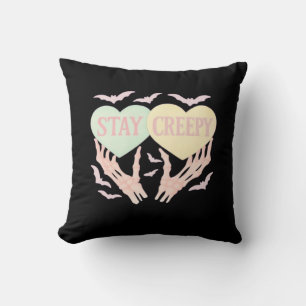 Creepy – Skeleton Hand Holding Hearts Sweet And Sp Cushion