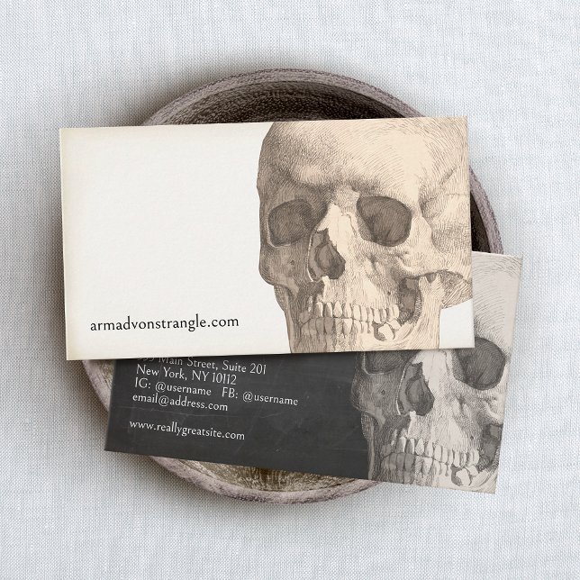 Creepy Skull Business Card (Creator Uploaded)