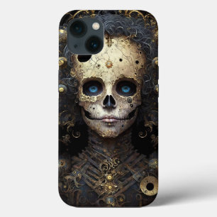 Creepy Skull Gothic Dark Fantasy Art iPhone 13 Case