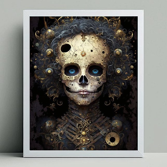 Creepy Skull Gothic Dark Fantasy Art Poster (Creator Uploaded)