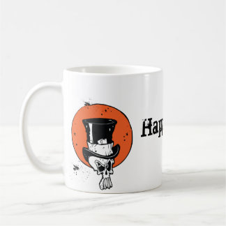 Creepy Skull Happy Halloween Mug