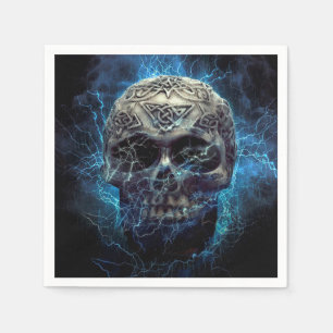 Creepy Skull Napkin
