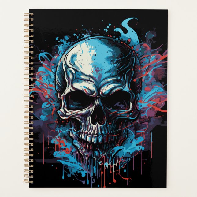 Creepy Skull Planner (Front)