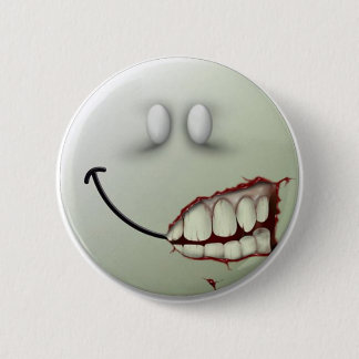 Creepy Smile 6 Cm Round Badge