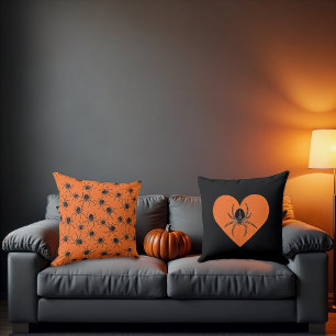 Creepy spiders cushion