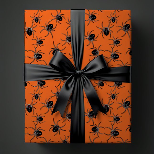 Creepy Spiders Wrapping Paper (Creator Uploaded)