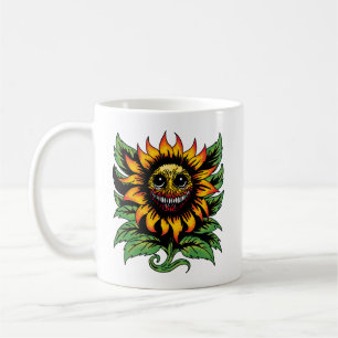 Creepy Sunflower Coffee Mug