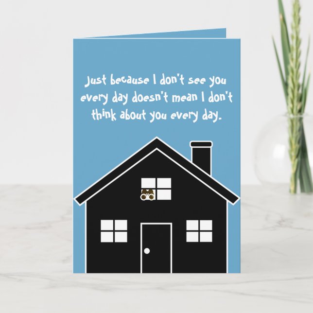 CREEPY Thinking Of You Card (Front)