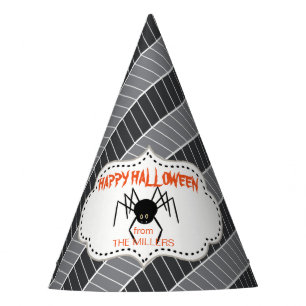 Creepy Treats Spider ID219 Party Hat