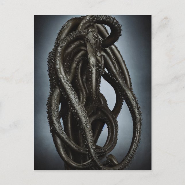 Creepy Unknown Octopus Tentacle Creature Postcard (Front)