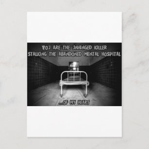 Creepy Valentine Holiday Postcard