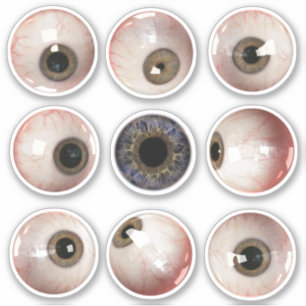 Creepy Veiny Bloodshot Eyeballs Halloween