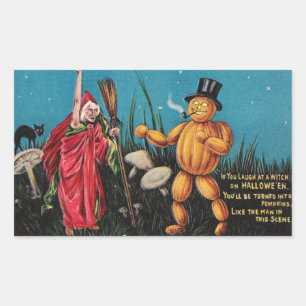 Creepy Vintage Halloween Sticker
