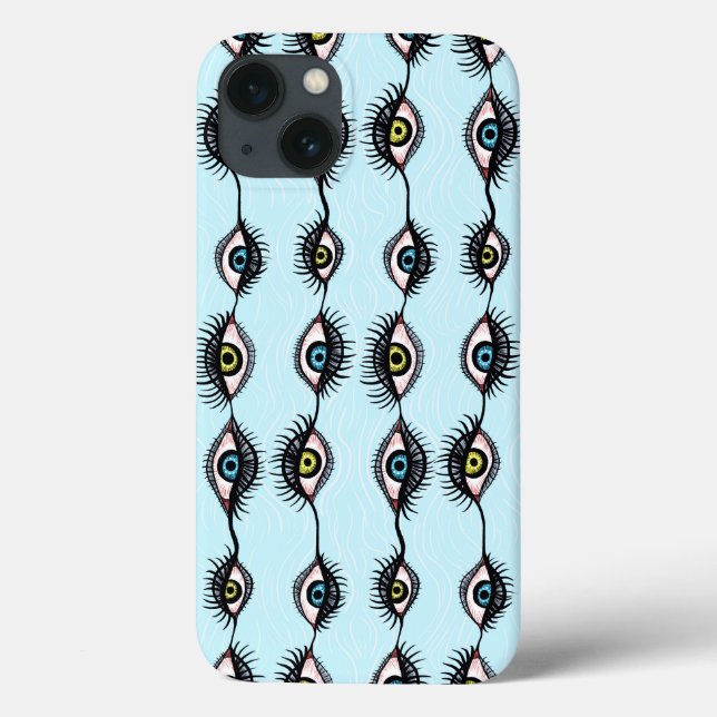 Creepy Weird Eye Garlands Surreal Art Case-Mate iP iPhone Case (Back)