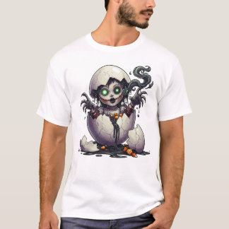 Creepy Witch Hatchling Halloween T-Shirt – Horror