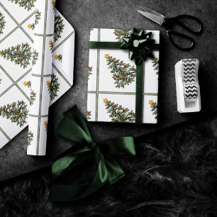 Creepy XMAS   A Very Gothic Christmas Tree Grunge Wrapping Paper