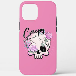 Creepy Year Round Skull Flora Pastel iPhone 12 Pro Max Case