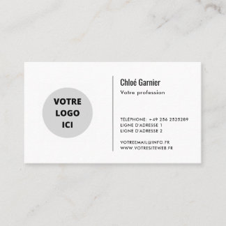 Créez Votre Propre Carte de Visite Business Card