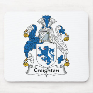 Creighton Family Crest Mouse Pad