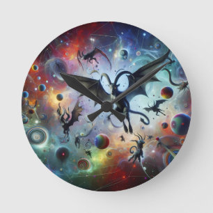 Crema Aden Claredon Round Clock