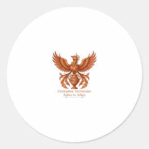 Cremation Technician Ashes to Ashes Sticker