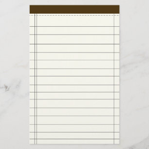 Creme Coloured Notes Stationery
