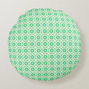 Crème de Menthe Round Throw Pillow by C.L. Brown