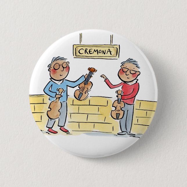 Cremona 6 Cm Round Badge (Front)