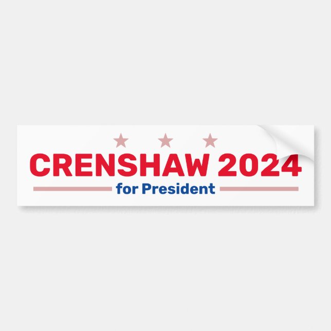 Crenshaw 2024 bumper sticker (Front)