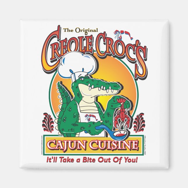CREOLE CROC MAGNET (Front)