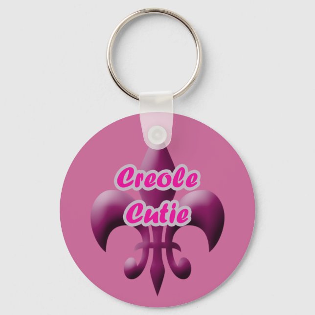 Creole Cutie Keychain (Front)