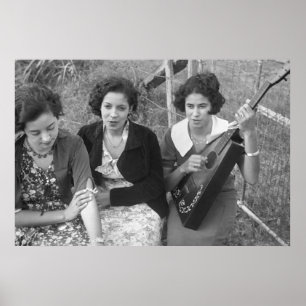 Creole Girls in Louisiana, 1930s Poster