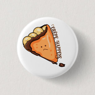 Crêpe Happens Food Pun 3 Cm Round Badge