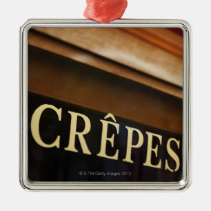Crepes sign, Paris Metal Tree Decoration