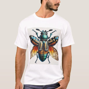 Crepidomenus Beetle 110724IREF117 - Watercolor T-Shirt