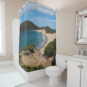 Crescent Beach Bay Sand Sea Dunes Australia Shower Curtain