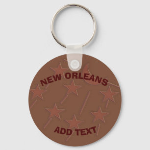 Crescent City Water Metre Lid Keychain