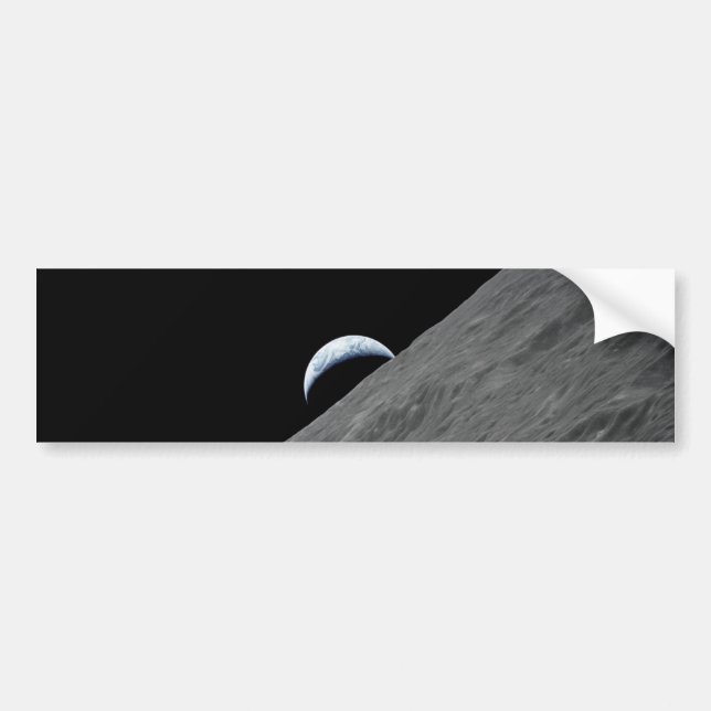 Crescent Earth Bumper Sticker (Front)