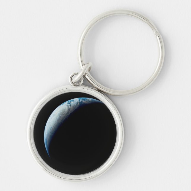 Crescent Earth Taken From The Apollo 4 Mission. 2 Key Ring (Front)