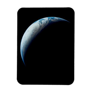 Crescent Earth Taken From The Apollo 4 Mission. 2 Magnet