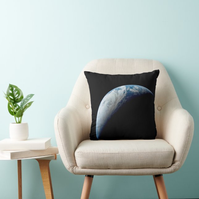 Crescent Earth Taken From The Apollo 4 Mission. Cushion (Chair)