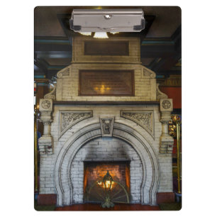 Crescent Hotel Fireplace Clipboard