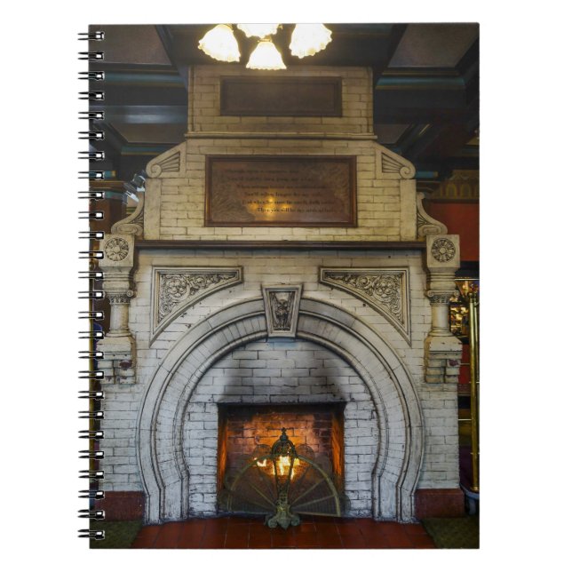 Crescent Hotel Fireplace Notebook (Front)