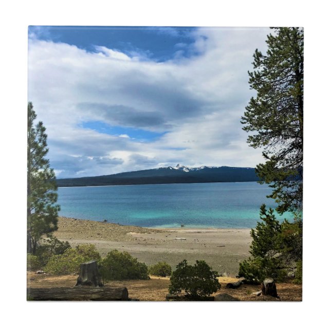 Crescent Lake, OR Ceramic Tile (Front)