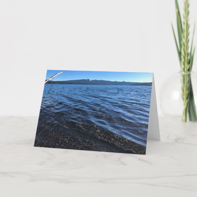 Crescent Lake, Oregon Card (Front)